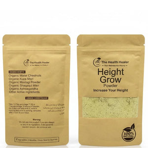 Health Healer Height Growth Powder 100g | Ayurvedic Herbal Supplement for Teens & Adults