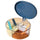 4 Compartments Spice Box | Masala Storage Box | Plastic Kitchen Organizer | Leak-Proof & Reusable