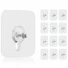 4 PCs Punch-Free Screw Hanger | Non-Marking Wall Hook Stickers | Heavy-Duty Picture & Decor Holder