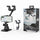 360° Rotatable & Retractable Rearview Mirror Phone Holder | Safe & Convenient Driving Mount