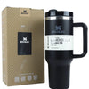 Black 40 Oz Stainless Steel Tumbler | Leak-Proof Vacuum Insulated Travel Mug | Hot & Cold