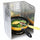 3-Sided Oil Proof Aluminum Foil Splatter Guard | Foldable Heat Insulation for Kitchen Stove | Silver