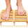 Wooden Foot Roller Massager |  Manual Reflexology Therapy Tool for Pain Relief, Stress Relaxation & Foot Care