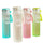 Blue Frosted Glass Water Bottle  |  Leak-Proof Insulated Bottle with Hello Master Decal Logo | 400ml