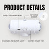 LED Night Light with Motion Sensor | Rechargeable Wireless Wall Lamp | Dimmable Smart Night Light | Magnetic Indoor & Outdoor Wall Light