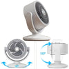 Oscillating Desktop Circulating Fan FT-905 | Rechargeable Mini Table Fan with LED Display & 3 Speeds