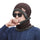 Winter Wool Cap with Neck Warmer Set | Thermal Beanie & Scarf Combo for Men and Women | Brown And Gray