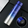 LED Temperature Display Water Bottle Stars Design  | Smart Stainless Steel Vacuum 500ml Flask | Random Color