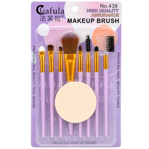 9 PCS Makeup Brush Set | Professional Beauty Tools for Foundation, Blending, Contouring & Eyeshadow | Pink