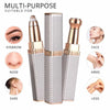 2-in-1 Flawless Facial Hair Remover & Eyebrow Trimmer | USB Rechargeable, Painless & Portable | Silver Color