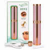 2-in-1 Flawless Facial Hair Remover & Eyebrow Trimmer | USB Rechargeable, Painless & Portable | Pink  Color