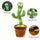 Rechargeable Dancing Cactus Toy with Hat | Interactive Singing, Talking & Dancing Plush for Kids