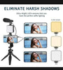 AY-49 Video Making Kit | All-in-One Vlogging Tripod with Wireless Remote, Microphone, LED Light & Mobile Holder