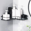 Wall Corner Rack | Multipurpose Kitchen & Bathroom Corner Organizer | Metal Wall Mount Storage Rack