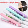 Mini Portable Ceramic Hair Straightener & Curler | Frizz-Free Smooth Hair | Random Color