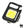 Portable Keychain Light 500 Lumens Mini COB LED Flashlight