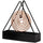 Triangle-Shaped Iron Mosquito Coil Holder | Creative Hanging & Standing Incense Burner | Durable Metal Design | Black | Pack of 1
