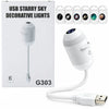 2-in-1 USB Galaxy Star Projector Night Light | 6 Projection Lenses | Adjustable Brightness Starry Sky & Night Lamp