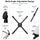 3-in-1 Magnetic Foldable  Stand |Model K001 | Aluminum Alloy Phone laptop & Tablet Holder | 8-Level Adjustable Height | 360° Rotating Base | Portable Travel Stand