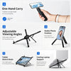 3-in-1 Magnetic Foldable  Stand |Model K001 | Aluminum Alloy Phone laptop & Tablet Holder | 8-Level Adjustable Height | 360° Rotating Base | Portable Travel Stand
