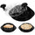 Manual Chicken Shredder Tool with Twist Handle | Model LT-9901 | Meat Shredder for Chicken, Beef & Pork | Pulling & Mincing Kitchen Gadget with Lid | Black