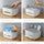 ECOCO Tissue Box with Multifunctional Storage Drawer | Creative Desk Organizer & Tissue Holder | Remote Control & Stationery Organizer | Kitchen, Living Room & Office